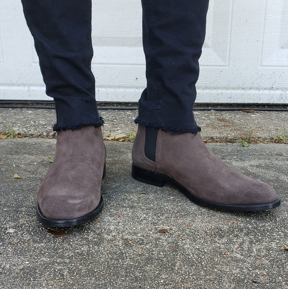 Aldo dark grey Chelsea boots